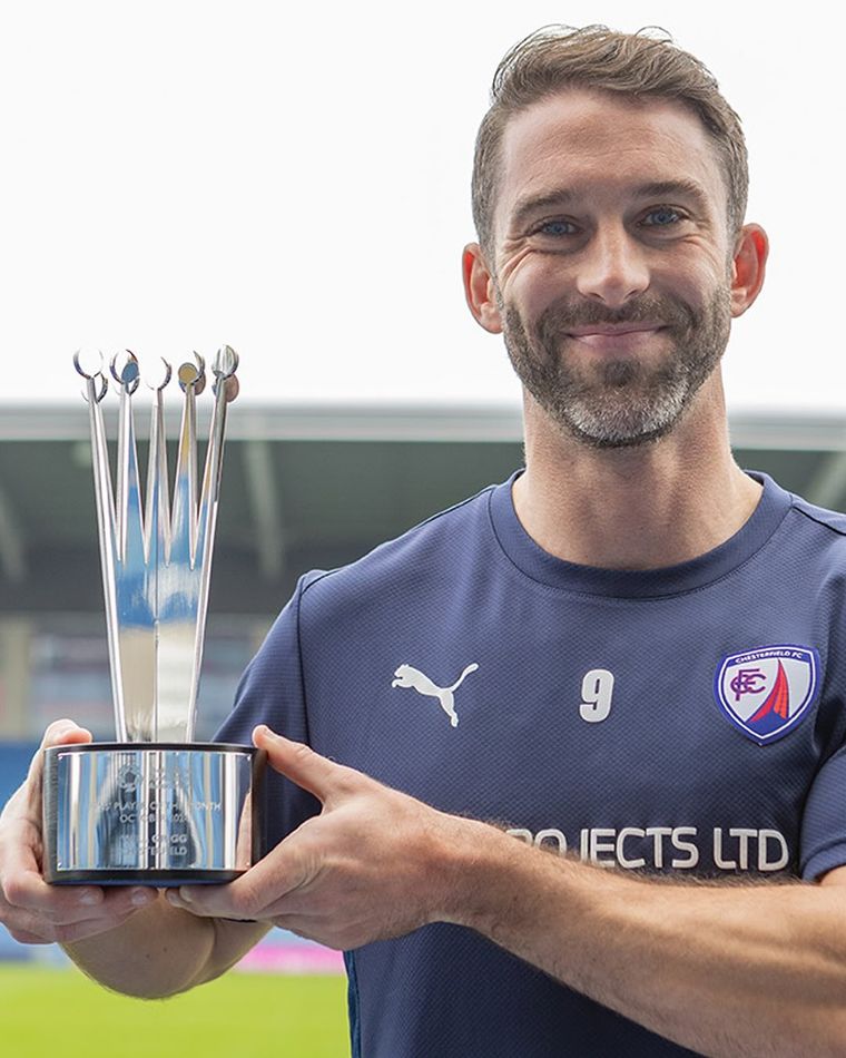 Grigg sigue encendido, jugando para el Chesterfield. Grigg sigue encendido, jugando para el Chesterfield.