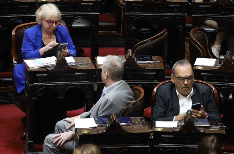 Fernando Iglesias fue foco de insultos dentro del recinto. Foto: Noticias Argentinas