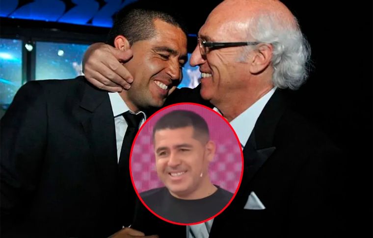 Riquelme dejó abierta la posibilidad de que Bianchi sea el DT de Boca que anunciará si gana las elecciones Foto: Archivo y captura C5N