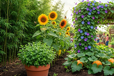 Plantas que crecen rápido. Fuente: IA Gemini.