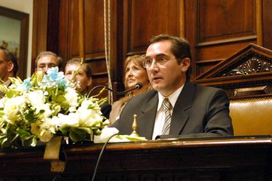 MDZol | Jorge Tanús, presidente de la Cámara de Diputados y quien redactó la resolución Foto: Nacho Gaffuri / MDZ