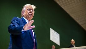 Donald Trump durante el acto de inauguración de la Junta de la Paz en Davos, Suiza. Donald Trump durante el acto de inauguración de la Junta de la Paz en Davos, Suiza.