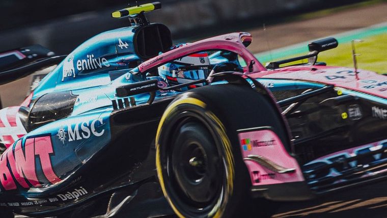 Colapinto vuelve a la acción en la práctica 2 del GP de Mónaco. Foto: NA