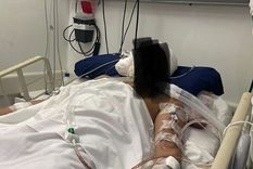 Así quedó la víctima tras la golpiza