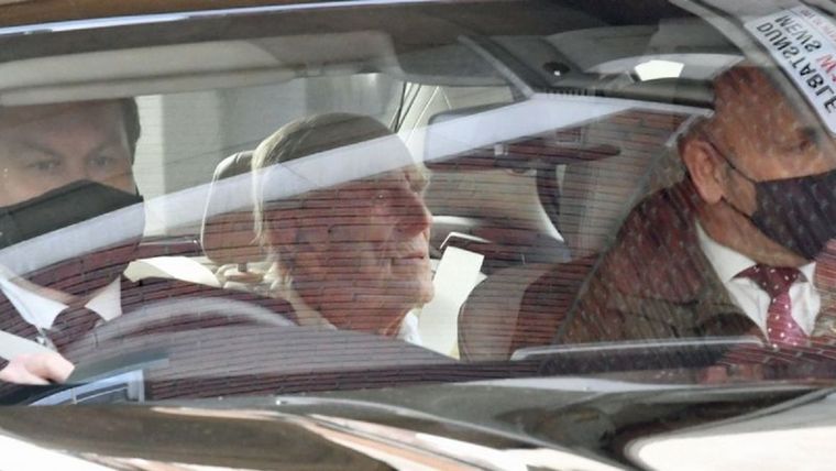 El duque de Edimburgo, de 99 años, ingresó en el hospital King Edward VII de Marylebone el 16 de febrero tras sentirse indispuesto. Foto: PA MEDIA