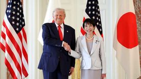Donald Trump y Sanae Takaichi se vieron en Tokio, Japón. Foto Efe Donald Trump y Sanae Takaichi se vieron en Tokio, Japón. Foto Efe
