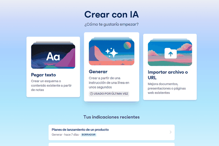Las funciones de Gamma AI facilitan la conversión de notas sueltas en presentaciones estructuradas para el dictado de materias. Las funciones de Gamma AI facilitan la conversión de notas sueltas en presentaciones estructuradas para el dictado de materias.
