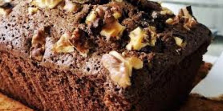 Budín de chocolate con nueces Foto: Pequerecetas