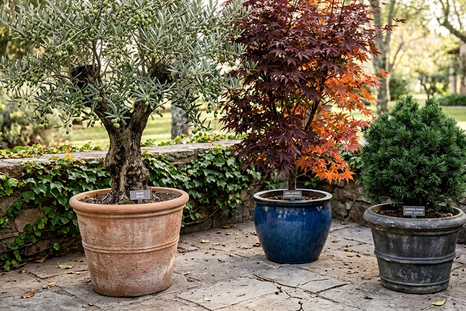 Árboles en maceta. Fuente. IA Gemini. Árboles en maceta. Fuente. IA Gemini.