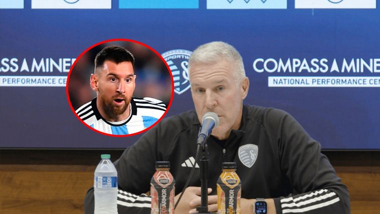 El DT de Sporting KC y una contundente frase sobre la baja de Messi para Inter Miami Foto: Sporting KC