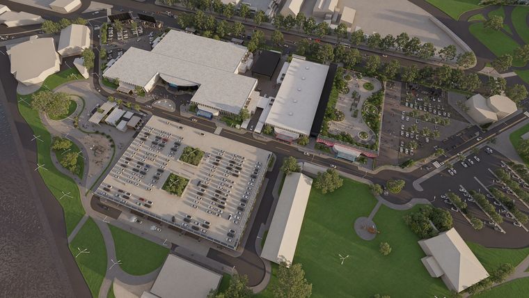 render del Nuevo Centro de Exposiciones Buenos Aires Ferial&nbsp;