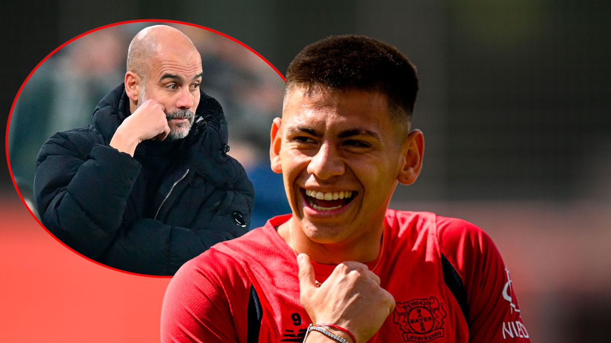 Tras su debut en Bayer Leverkusen, el Diablito Echeverri explicó por qué se fue de Manchester City: "Hablé con Pep y..."
