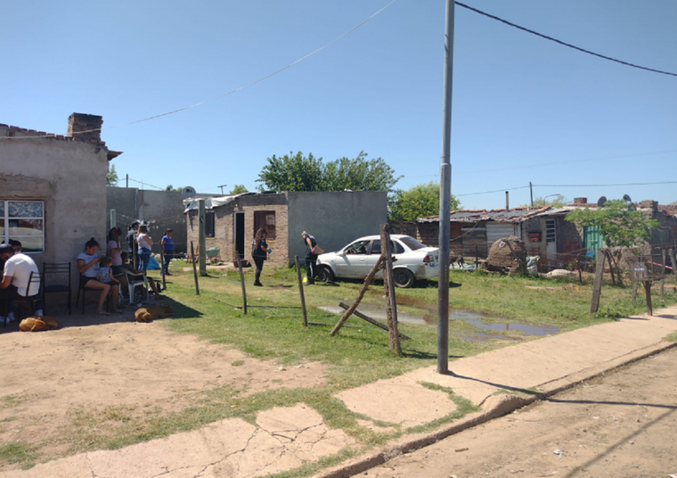 El hombre recibió un balazo y cayó en la puerta de su casa Foto: El Tiempo de Pergamino
