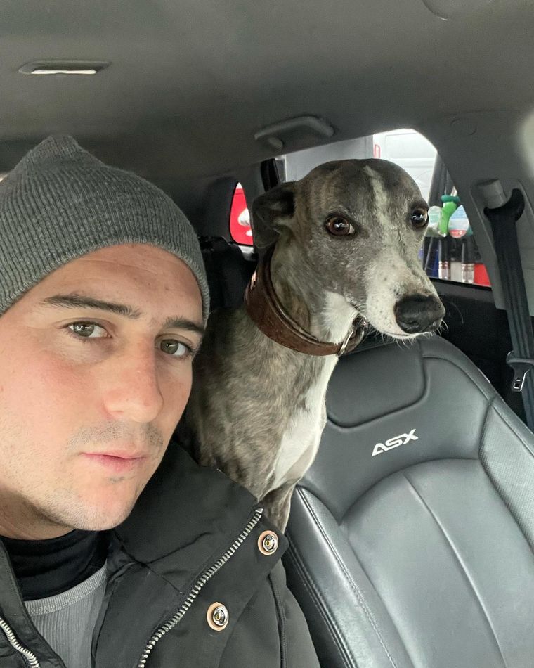 Cruz Novillo se reencontró con su perro Sombra