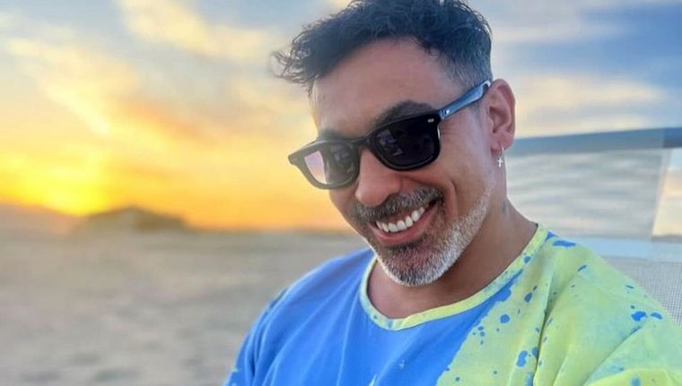 Lavezzi en la playa. Foto: Instagram Ezequiel Lavezzi