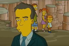 Captura de Tom Hanks en el capítulo de Los Simpsons.