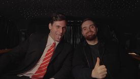 El famoso youtuber español, junto al humorista argentino. El famoso youtuber español, junto al humorista argentino.