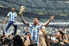 El GOAT cumplió su sueño al ganar el Mundial en Qatar. Foto: Noticias Argentinas