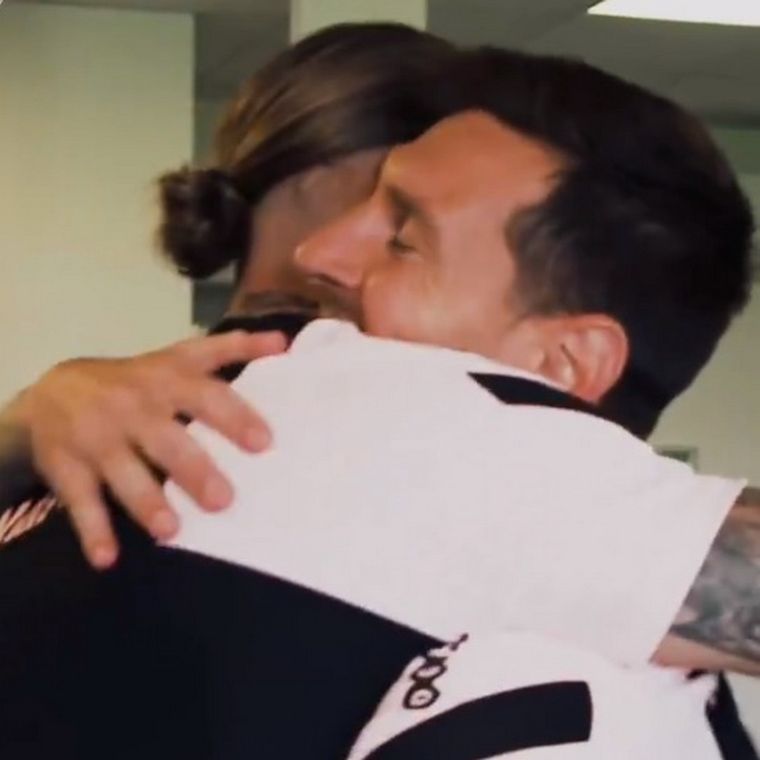 Messi y Ramos, antes acérrimos rivales, hoy compañeros Foto: PSG