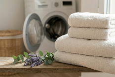 Las toallas quedarán suaves. Fuente: IA Gemini.