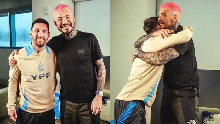 La nota de Marcelo Tinelli con Lionel Messi derivó en un enojo de Ángel de Brito Foto: Instagram @marcelotinelli