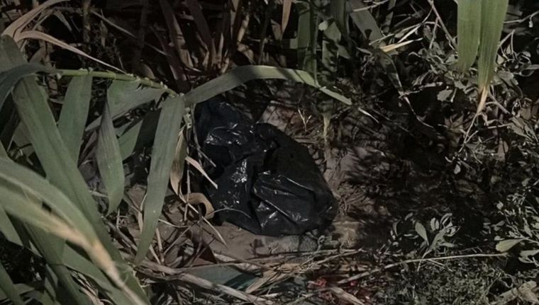 La bolsa en la que apareció la beba en San Juan Foto: Gentileza Diario Huarpe