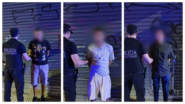 Tras un operativo cerrojo, la Policía logró capturar a los tres delicuentes de origen colombiano.