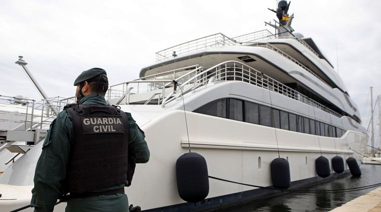 La nave del oligarca ruso Viktor Vekselberg. Foto: Elpais.