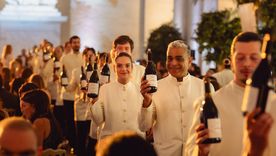 Los vinos argentinos que se lucieron en la gala. Gentileza.