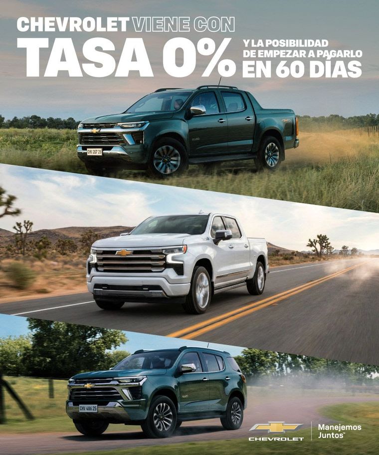 Chevrolet lanza una nueva edición de su campaña comercial con ofertas de financiación exclusivas