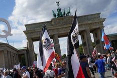 El movimiento Querdenken ha atraído el apoyo de una variedad de grupos. Foto: GETTY IMAGES