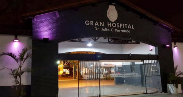 El hospital en el que está internado el bebé Foto: NA