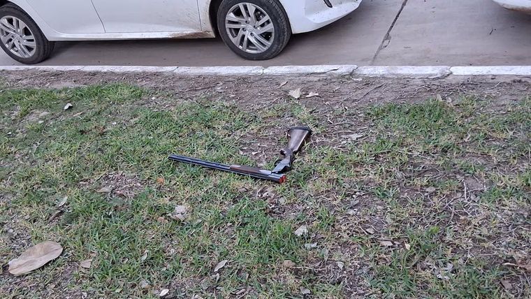 El arma homicida que cargaba el menor de 15 años. El arma homicida que cargaba el menor de 15 años.