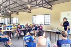 Arnut Echave durante una charla.