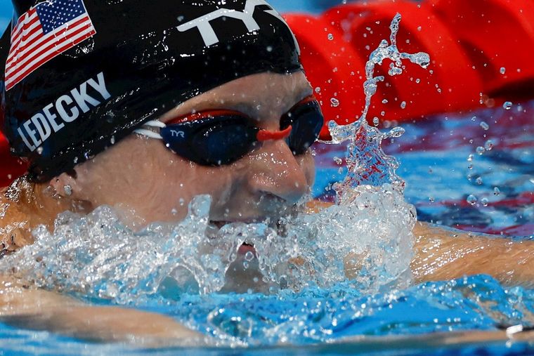 Katie Ledecky suma dos medallas de oro y dos de plata en Tokio 2020. Foto: EFE