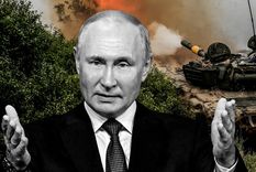 Vladimir Putin, firme en sus convicciones bélicas. Foto: Nikkei. Vladimir Putin, firme en sus convicciones bélicas. Foto: Nikkei.