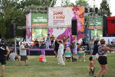 La foto de los escenarios montados en el parque, antes de que se desate la lluvia. Foto: Municipalidad de Godoy Cruz La foto de los escenarios montados en el parque, antes de que se desate la lluvia. Foto: Municipalidad de Godoy Cruz