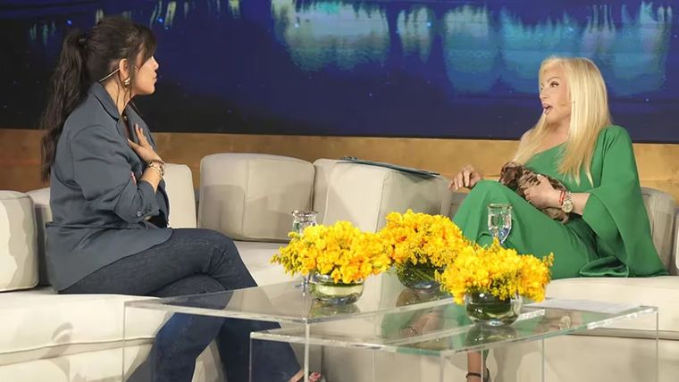 La última visita de Wanda Nara al programa de Susana Giménez. La última visita de Wanda Nara al programa de Susana Giménez.