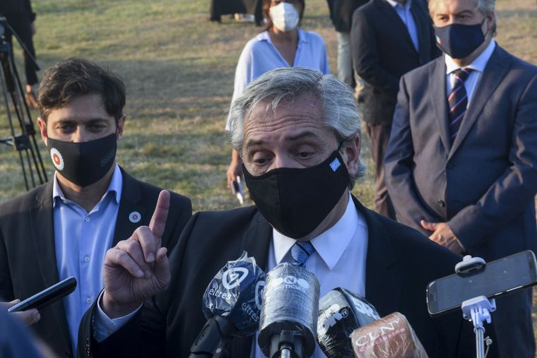 El presidente Alberto Fernández volvió a hablar de la ciudad de Buenos Aires Foto: Télam