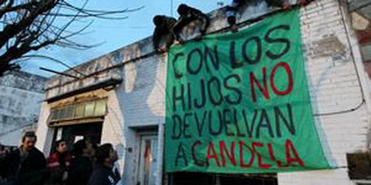 La fachada de la casa de la niña perdida. Foto: publicado por La Nación