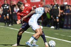 El uruguayo Martirena fue uno de los mejores y anotó su octavo gol en Racing. Foto: Fotobaires