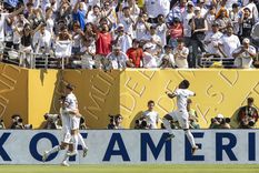 Gonzalo García festeja el 1-0 junto a Arda Guler y Vinicius Jr. Gonzalo García festeja el 1-0 junto a Arda Guler y Vinicius Jr.