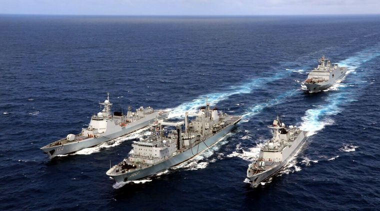 Buques de la Armada de China.