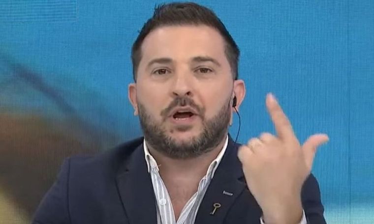 Diego Brancatelli, en el ojo de la tormenta mediática. Foto: Captura de video C5N