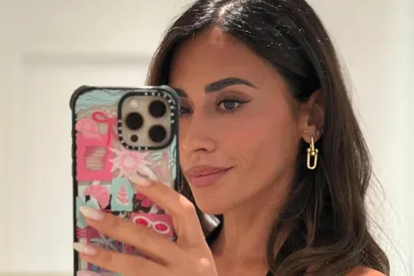 Antonela Roccuzzo brilló en Miami con un total black.