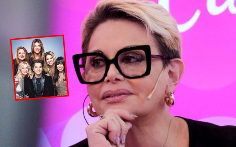 Carmen Barbieri versus Ángel de Brito y sus panelistas. Foto: Instagram Carmen Barbieri /Ángel de Brito