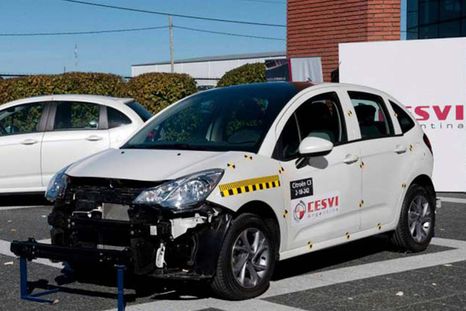 Mirá cómo sale el nuevo Citroen C3 de las pruebas de choque