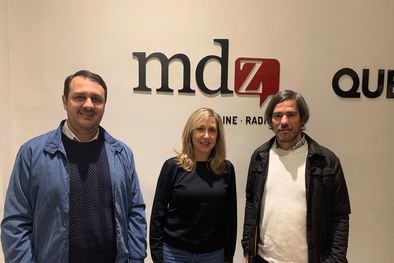 MDZol | Lautaro Jiménez, Miriam Bregman y Nicolás del Caño del Frente de Izquierda estuvieron en MDZ Radio. Foto: MDZ Radio
