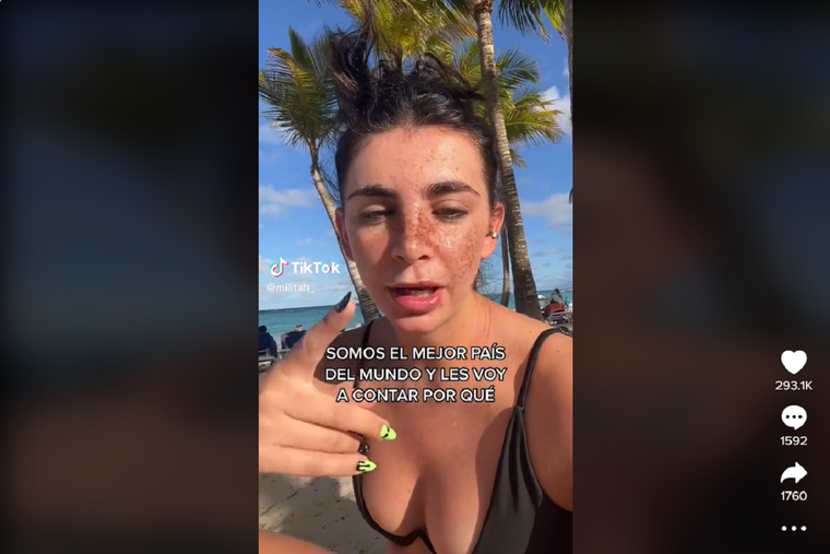 Se viraliza un video de @militah_ en Tik Tok Foto: Tik Tok