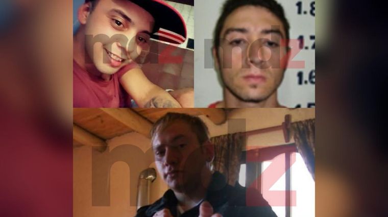 Arriba: Brian Exequiel Garro y Martín Falcón, condenados. Abajo: Ariel Iván Quarñolo, quien enfrentará el juicio por jurados. Arriba: Brian Exequiel Garro y Martín Falcón, condenados. Abajo: Ariel Iván Quarñolo, quien enfrentará el juicio por jurados.